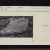 The Grey Wether, Meikledale, NY39SE 19, Ordnance Survey index card, page number 2, Verso