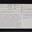 Windy Edge, NY48SW 1, Ordnance Survey index card, page number 1, Recto