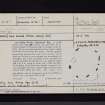 Ninestone Rig, NY59NW 6, Ordnance Survey index card, Recto