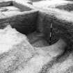 View looking SE of trench AIV with scale for Old Windsor, Kingsbury, Berkshire, England. 