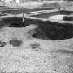 View looking NE of trench AII with scale for Old Windsor, Kingsbury, Berkshire, England. 