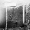 Excavation photograph : detail of trench.