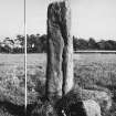 View of standing stone from W.