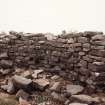 Photograph of interior wall of broch.