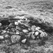 Cairn B or C after excavation