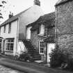 View of St Andrew's Square, High Street, Ayton, from NE.