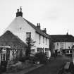 General view of St Andrew's Square, High Street, Ayton, from  SW, including Mews Cottage and Croftview House.