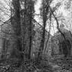 General view from ESE showing SE and NE sides of the mill, with kiln visible to left