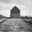 View from WSW looking up slipway towards W gable of boat house