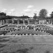 Formal garden, view from SSE