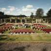 Formal garden, view from SSE