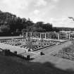 Formal garden, view from SE