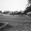 View of walled garden from N