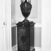 Paxton House, interior.  Principal floor.   Dining-room, detail of urn pedestal.