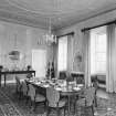 Paxton House, interior.  Principal floor.  Dining-room, view from North West.