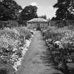 Flower garden, view from South West.