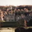 General view of house from across River Tweed to North.