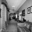 Interior. View of main corridor from W