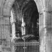 View of pillars and vault springers of N transept.