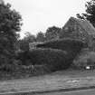 View from SW of detached kiln (roof having collapsed of kiln occuping SW portion of building).