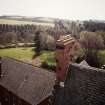 View of rooftops from NW.