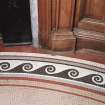 Interior.
Ground floor, entrance hall, detail of mosaic flooring.