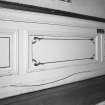 Interior.
Ground floor, drawing room, detail of panelling.