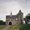 View of gatehouse from W