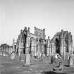 Melrose Abbey general view from SE.