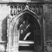 View from S of door in S transept.