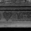 Interior.
Detail of marriage lintel.