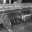 Interior.
Forth floor, detail of carriage wheels and track for self acting mule.