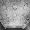 Interior.
Detail of first floor dining room ceiling.