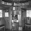Interior. View of 1st fl library