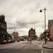 General view of NE end of High Street (North Bridge Street/Bourtree Place) from SW.