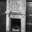 Interior.
Ground floor, W apartment, detail of fireplace.