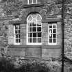 Detail of Palladian window in W wall.