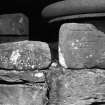 Interior.
Detail of carved stone fragments, including a capital.