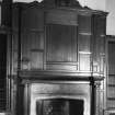 Minto House, interior
View of ground floor library, showing chimney-piece
