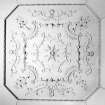 Minto House, interior
Plan view of ceiling in drawing room, ground floor