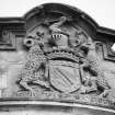 Minto House
View of carved armorial panel in re-entrant angle