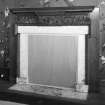 Interior.
Chinese room, detail of fireplace.