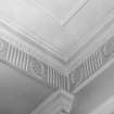 Interior.
Staircase hall, detail of ceiling.
