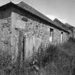 View from SW of cattle shed, straw barn and threshing barn.