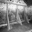 Interior.
Detail of calf byre stalls.