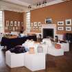 Interior. View of drawing room now art gallery showing fireplace