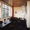 Interior.
Willie Wastle's bar, view of rear section from W showing 1930's windows and original 1930's 'Swiss' furniture.