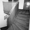 Interior.
Staircase, detail of 1930's banister.