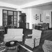 Interior.
Lounge, view from SW looking towards the stair hall.