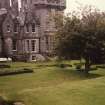 View of formal garden and house from S.